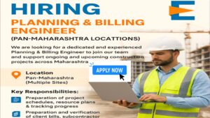 Planning & Billing Engineer Jobs Across Maharashtra | Civil Engineering Careers 2025 | Apply Now